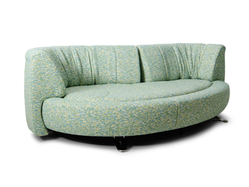 DS-164 SLIDE OUTDOOR - Curved Sunbrella® garden sofa by de Sede - view 3
